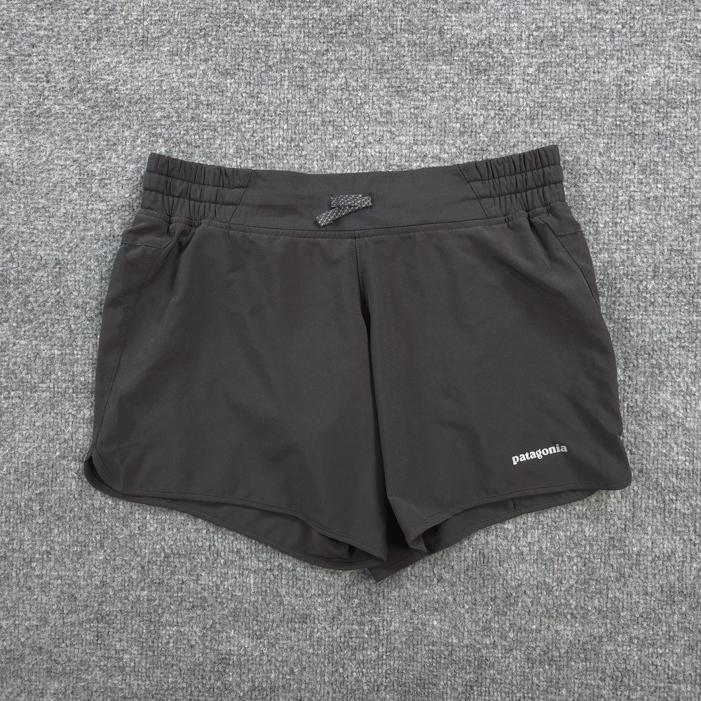 Patagonia Shorts Womens XS Black Nine Trails Performance Hiking Gym Training